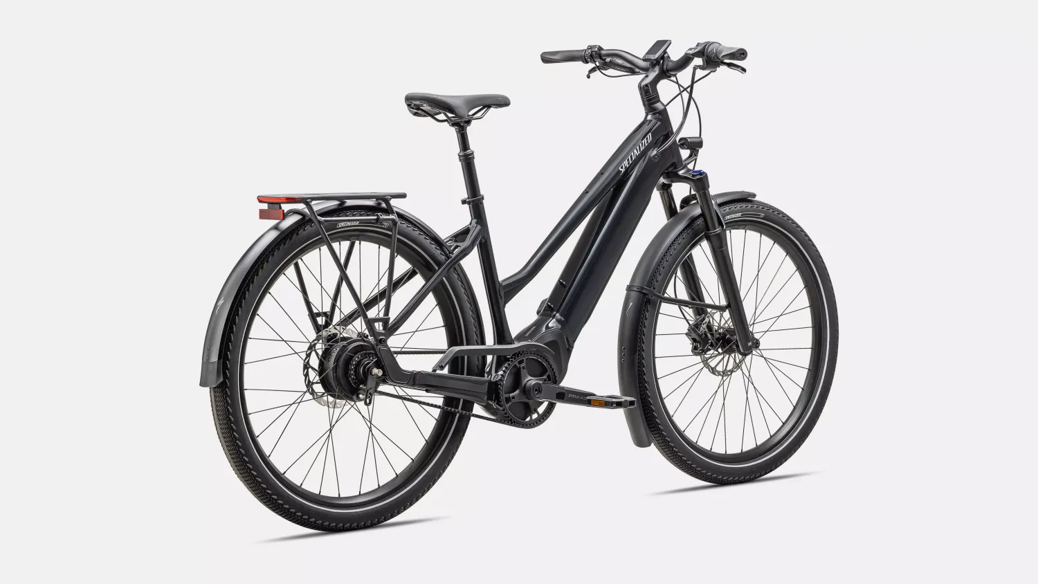 Specialized Turbo Vado 4.0 IGH StepThrough - Gloss Castblack/Satin Silver Reflect - M