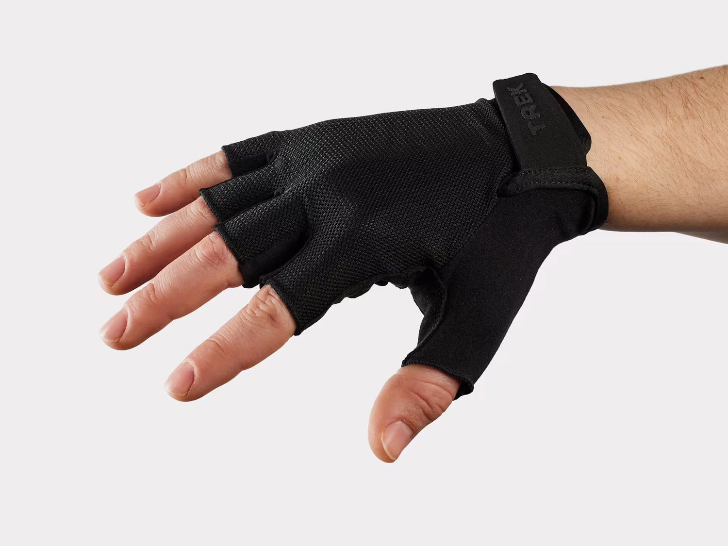 Trek Solstice Gel Unisex Cycling Glove, Color: Black, Size: XXS
