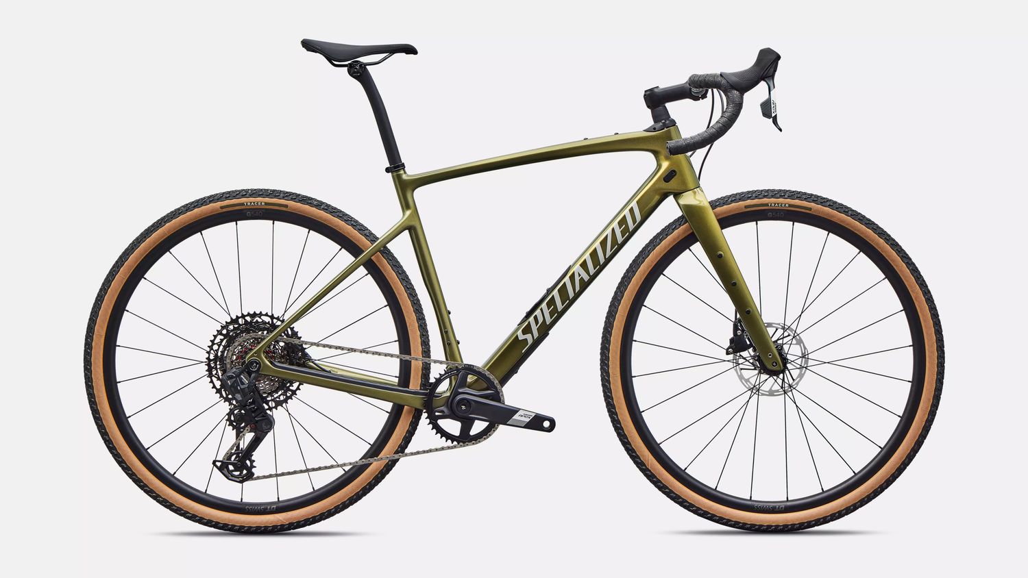 Specialized Diverge 4 Comp Carbon, Color: Laurel Green Metallic / Dolomite Metallic, Size: 56