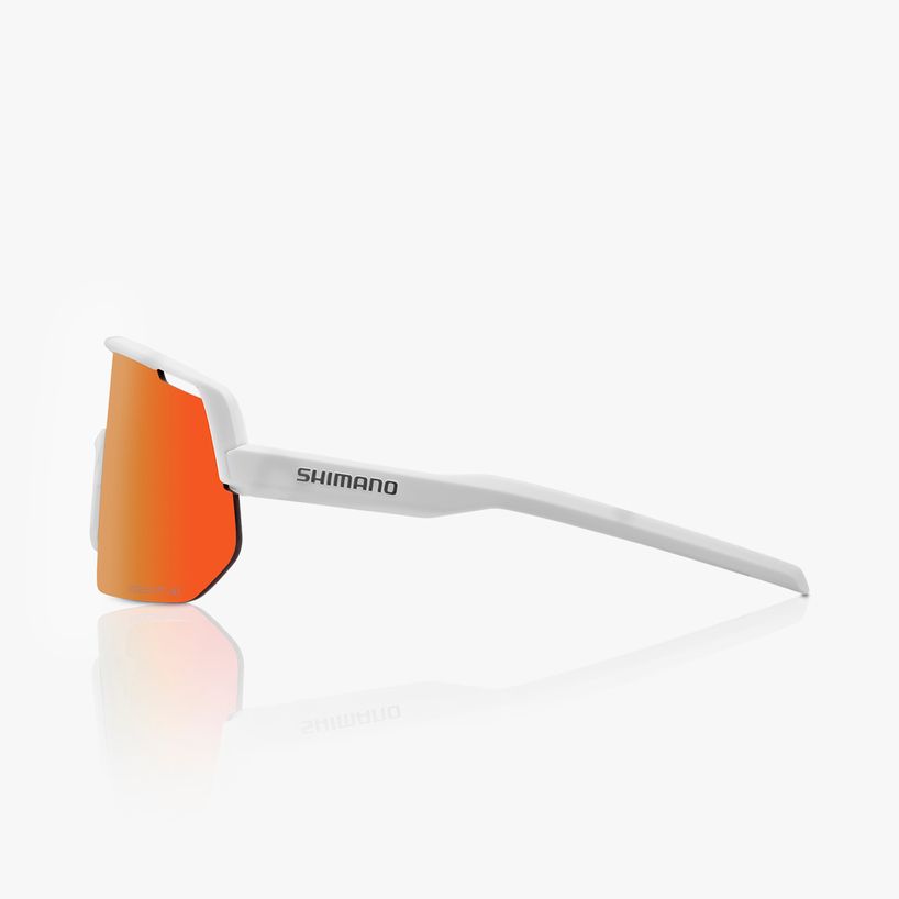 Shimano Technium L - Matte White Frame with Ridescape Road Lens and Clear Spare - Glasses