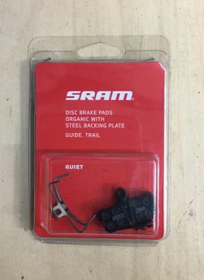 SRAM Trail/Guide Disc Brake Pad Organic (Quiet) Steel Back Plate