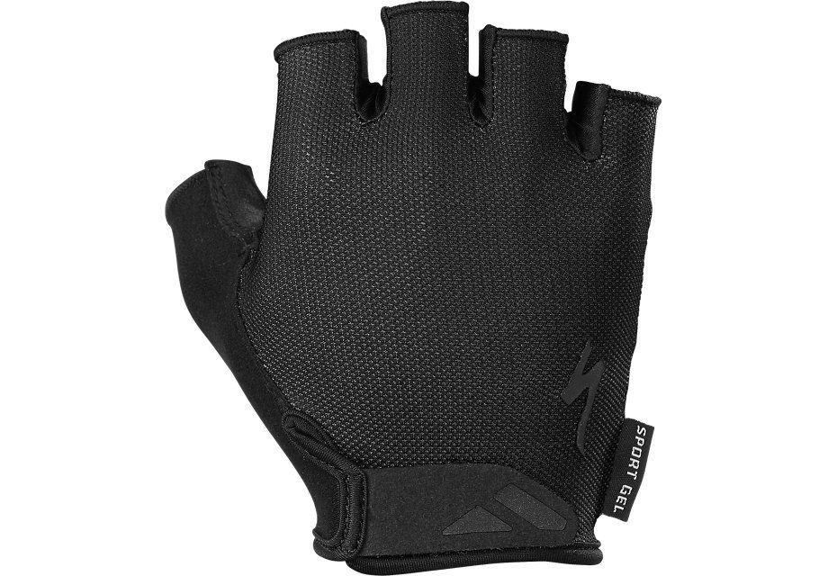 Specialized BG Sport Gel Glove Short Finger , Color: Black, Size: Small