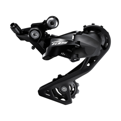 Shimano Rear Derailleur RD-R7000  105 GS 11-Speed Top Normal Shadow Design  Direct Attachment W/out-RS900(Black) 240mm X1  Long Nose Cap X1- Black