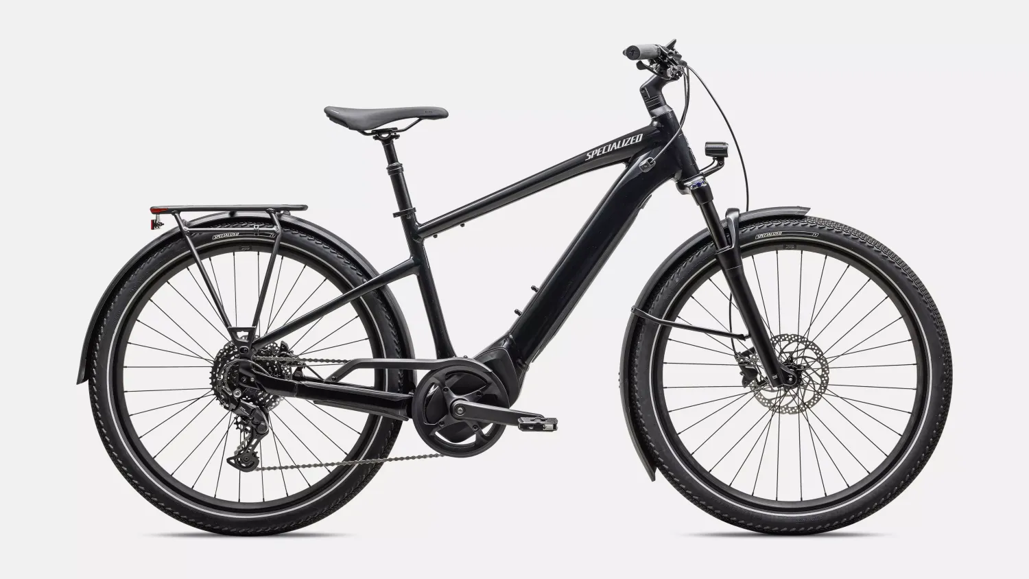 Specialized Turbo Vado 4.0. Gloss Castblack / Satin Silver Reflective - L