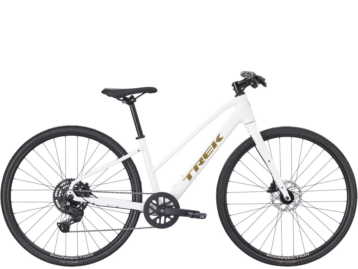 Trek FX 2 Midstep Gen 4, Color: Crystal White, Size: Medium