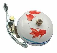 Crane Hand Painted Bell - Koi