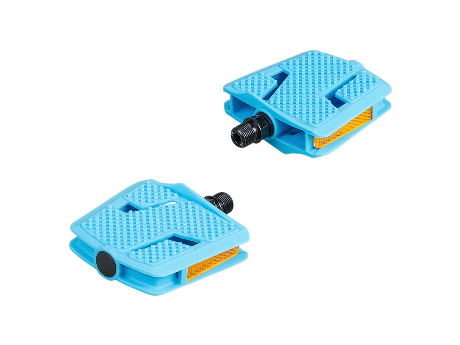 Trek Kids' Platform Large Pedal Set -  Azure/Silver