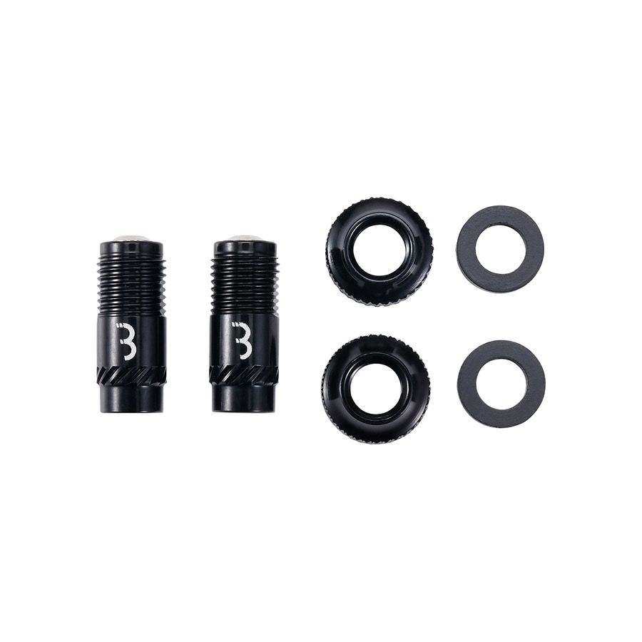 BBB Cycling BTI-165 CoreCap Tubless/Presta Adaptor - Pair/Black