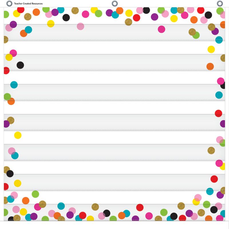*Confetti 7 Pocket Chart