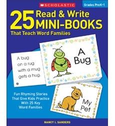 25 Read & Write Mini-Books That Teach Word Families