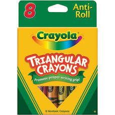 8 Triangular Crayons