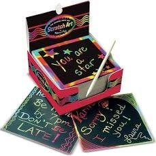 Rainbow Mini Scratch Art Notes