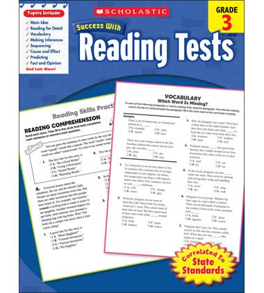 Scholastic Success With Reading Tests