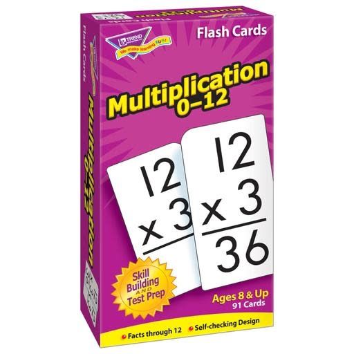 Multiplication 0-12 Skill Drill Flash Cards