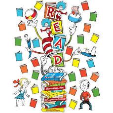 Dr. Seuss Reading Door Decor