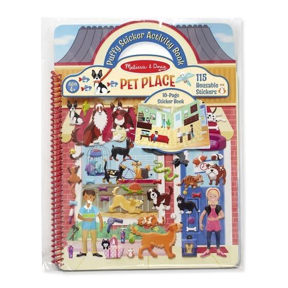 Puffy Sticker Activity Book - Pet Place
