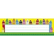 Colorful Crayons Desk Toppers® Name Plates