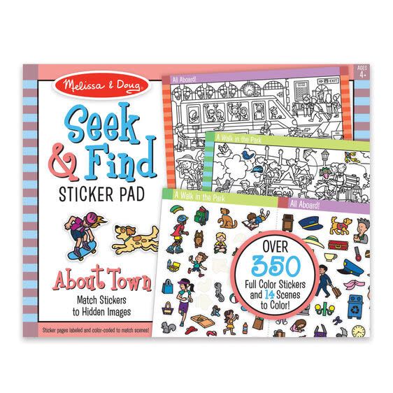 Seek & Find Sticker Pad - Around Town