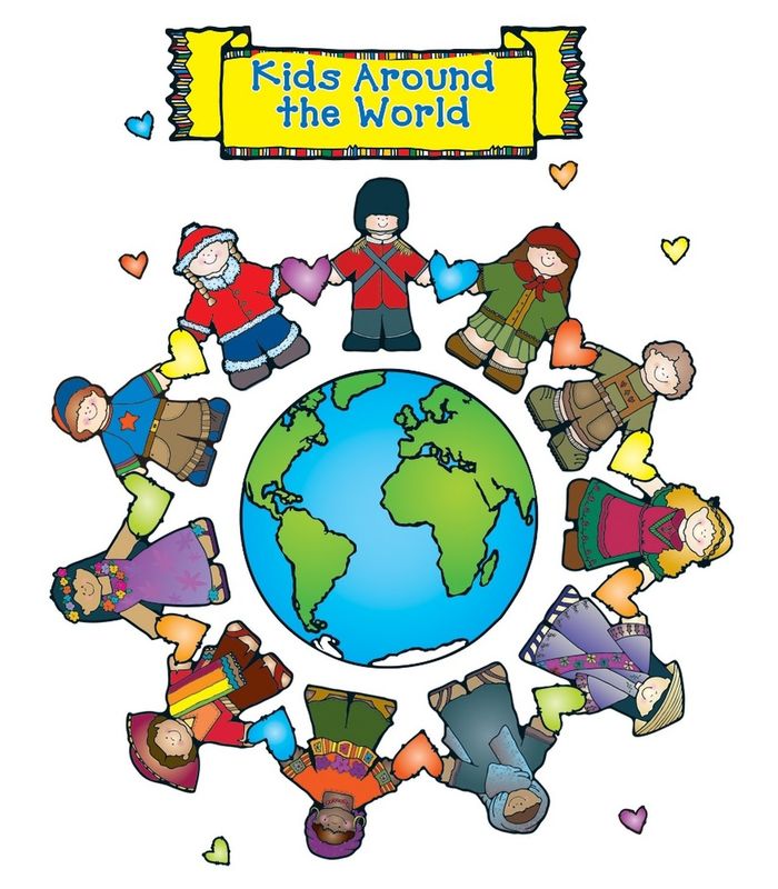 *Kids Around the World Bulletin Board Set