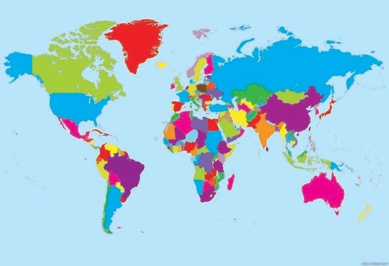 *World Map Poly Chart