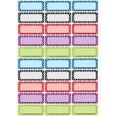 Color Dots Asst Colors Small Nameplates Magnetic 30 pcs