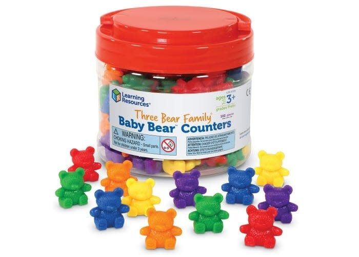 Three Bear Family® Baby Bear™ Counters, Set of 102