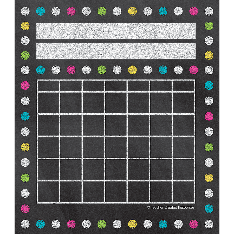 Chalkboard Brights Incentive Charts