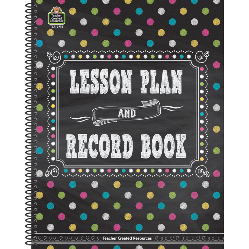 Chalkboard Brights Lesson Plan & Record Book