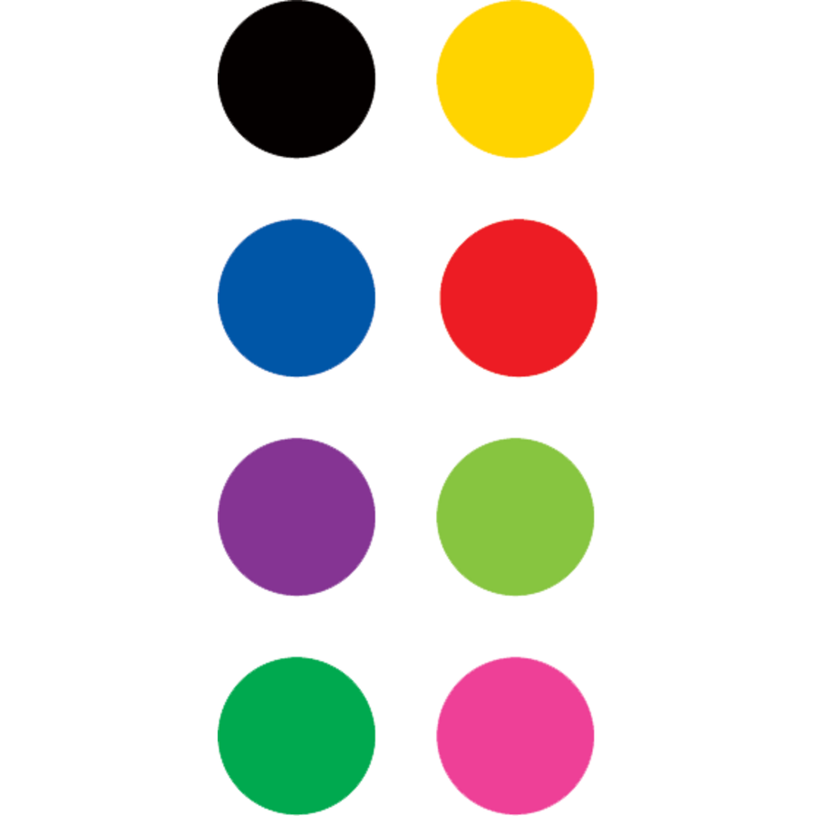 Colorful Circles Mini Stickers