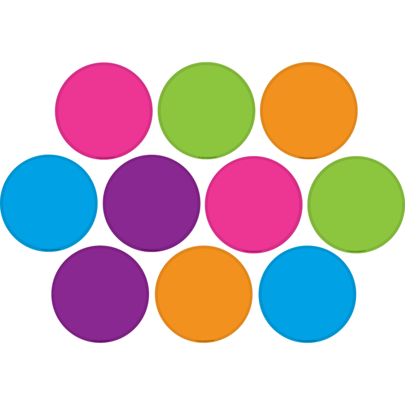 Bright Colors Circles Accents
