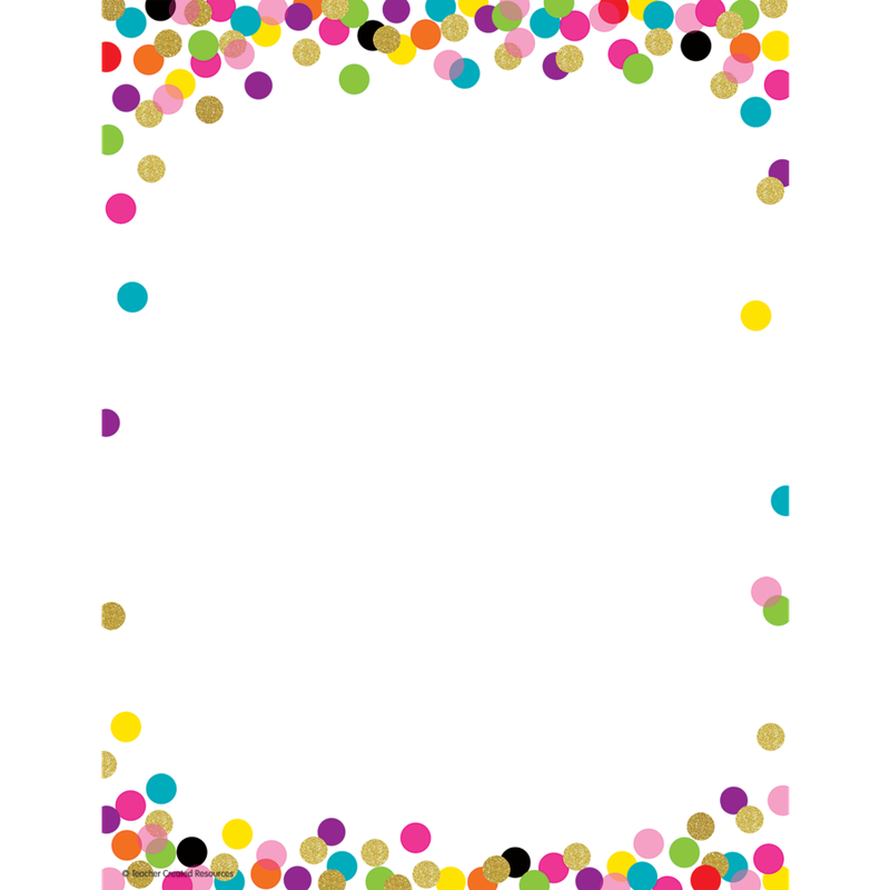 Confetti Computer Paper