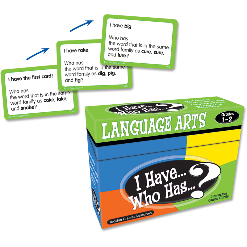 I Have… Who Has…? Language Arts Game