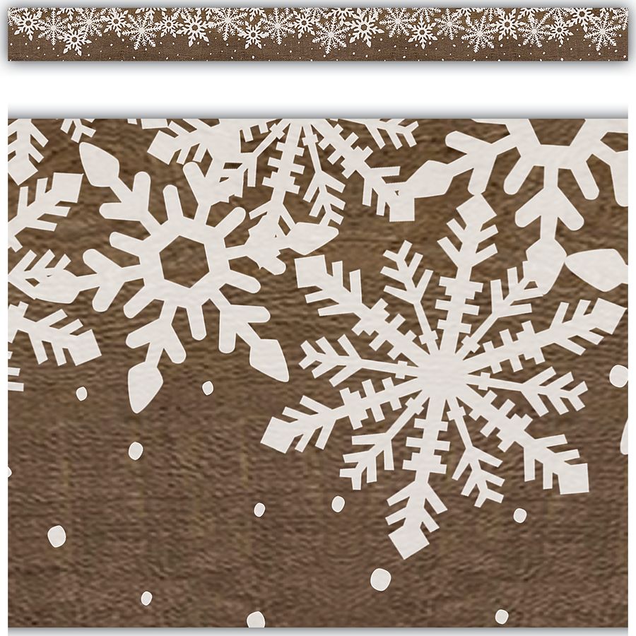 Home Sweet Classroom Winter Straight Border