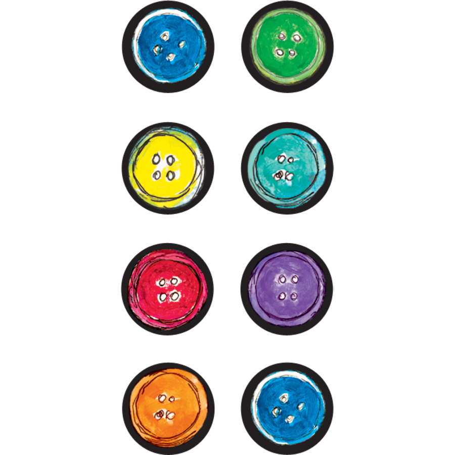 Pete the Cat Groovy Buttons Mini Stickers