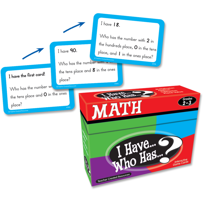 I Have… Who Has…? Math Game