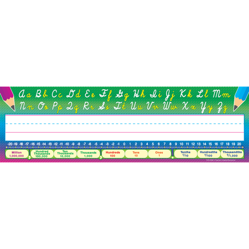 Cursive Writing Flat Name Plates