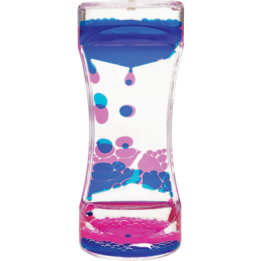 Blue & Pink Liquid Motion Bubbler