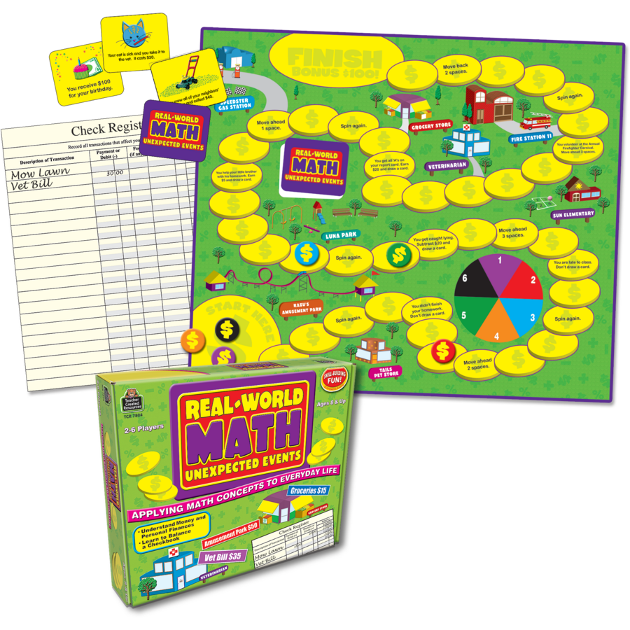 Real World Math: Unexpected Events Game