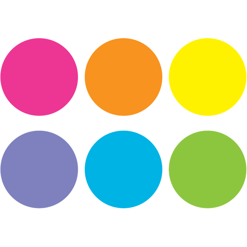 Spot On Carpet Markers Bright Circles - 4"
