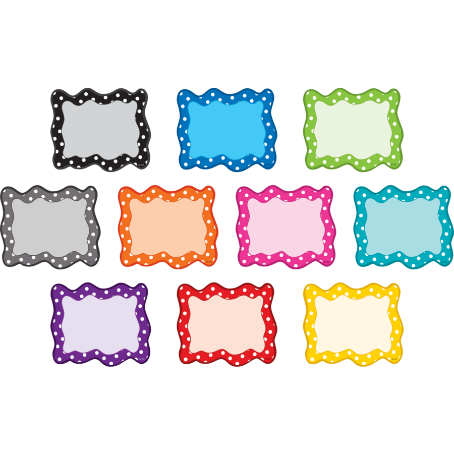 Polka Dots Blank Cards Mini Accents