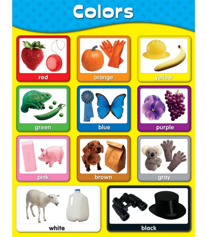 Colors Chart Grade PK-2