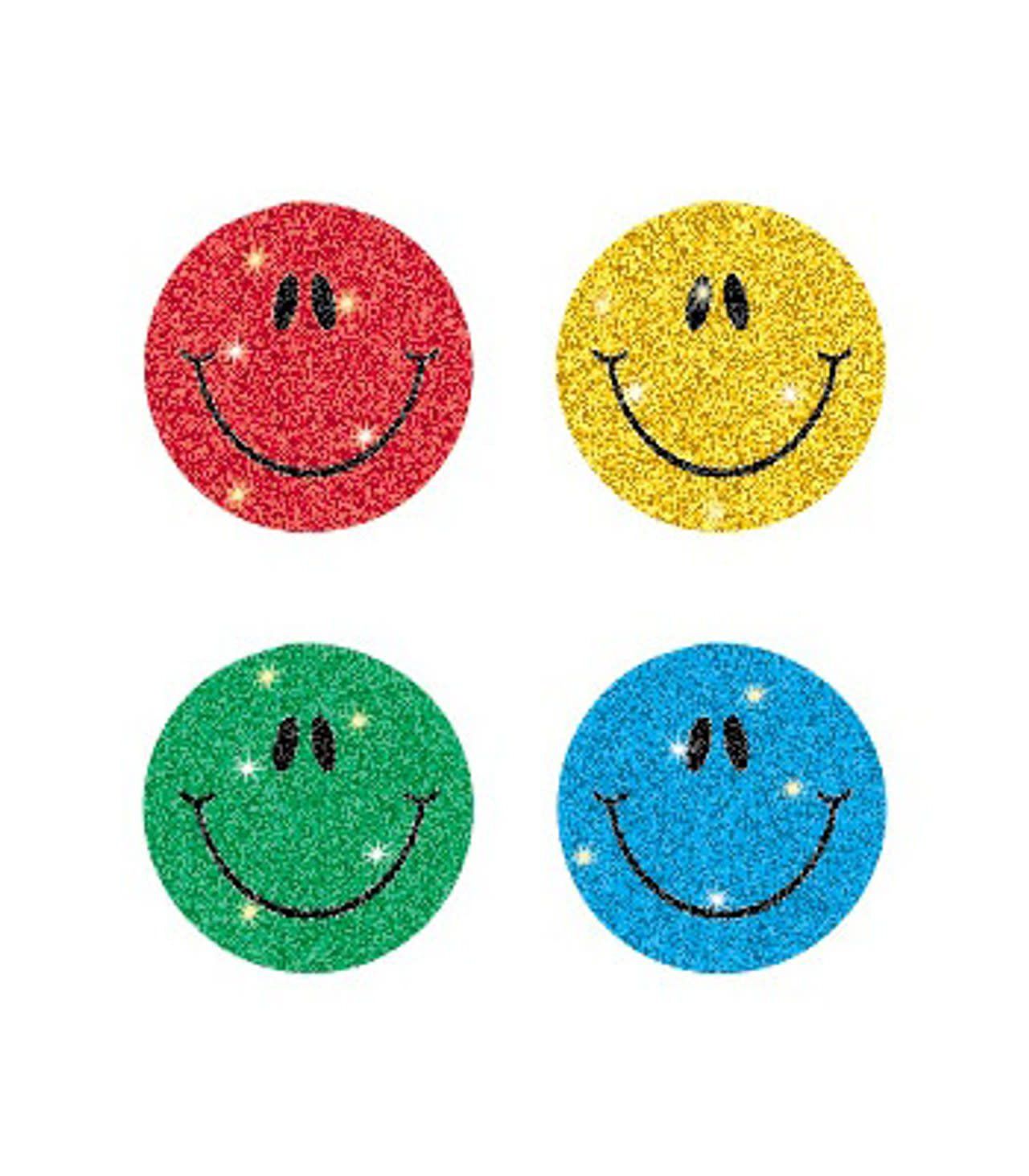 Multicolored Smiley Faces, Multicolor Chart Seals