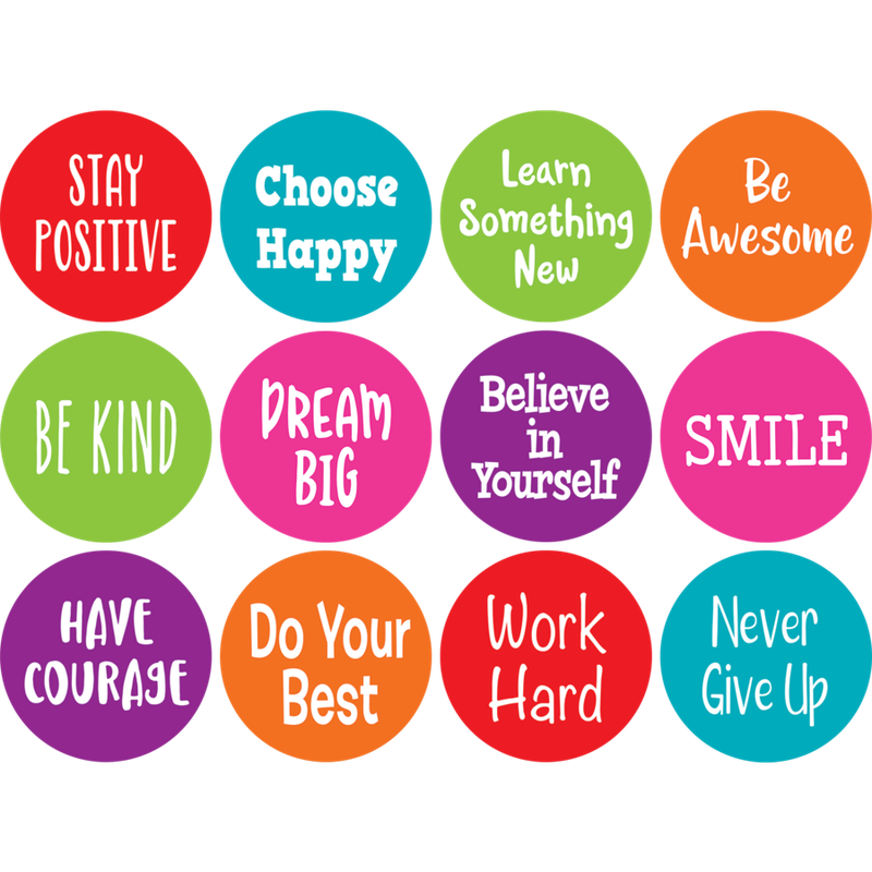 Spot On Carpet Markers Positive Sayings - 4"