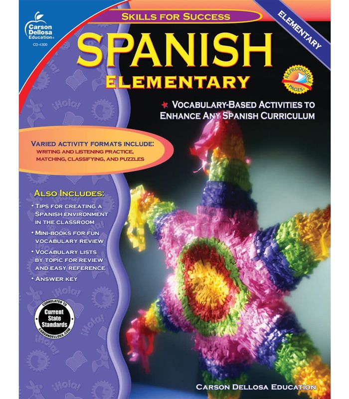 Skills for Success Spanish Resource Book Grade K-5 Paperback