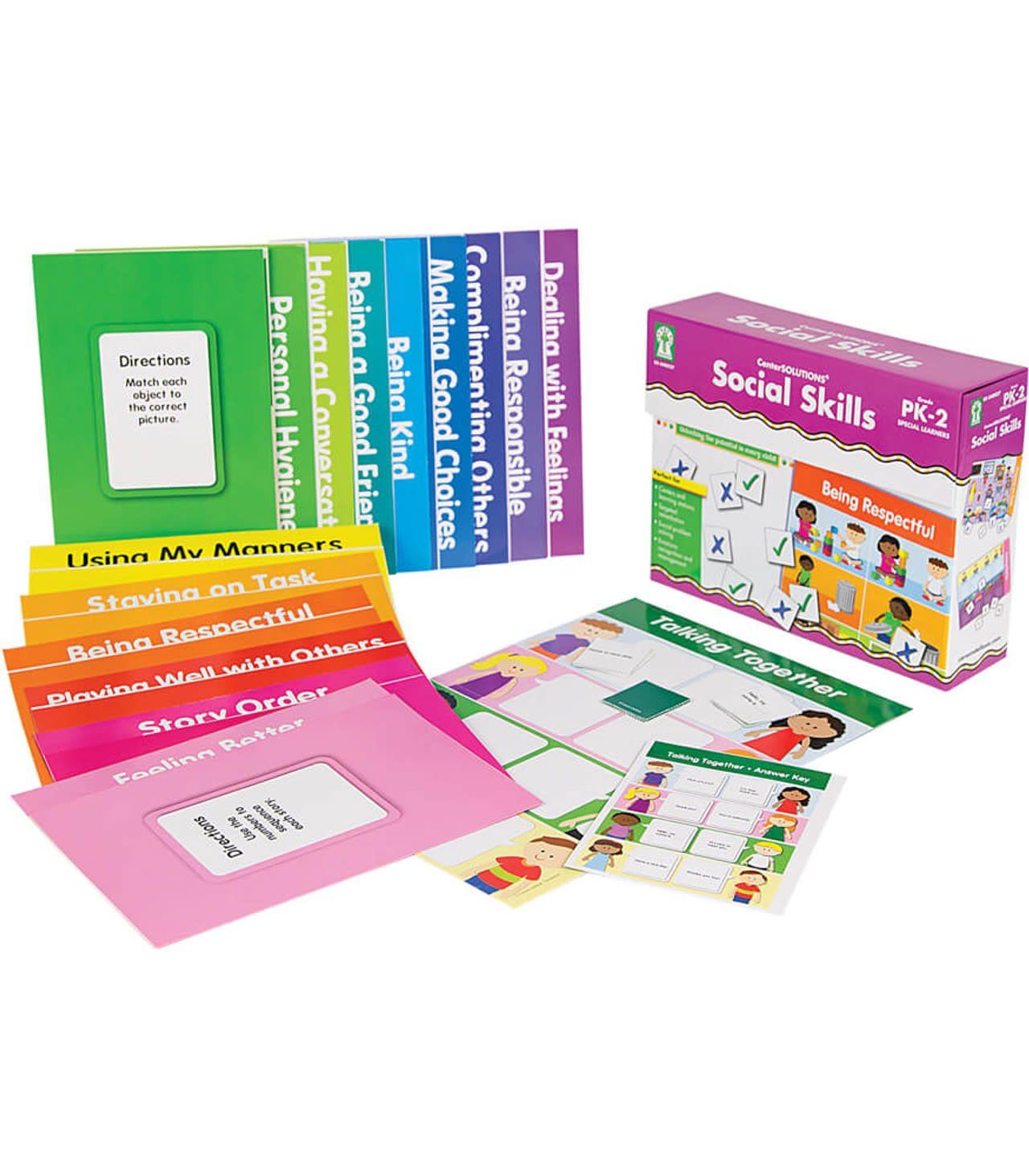 Social Skills File Folder Game Grade PK-2