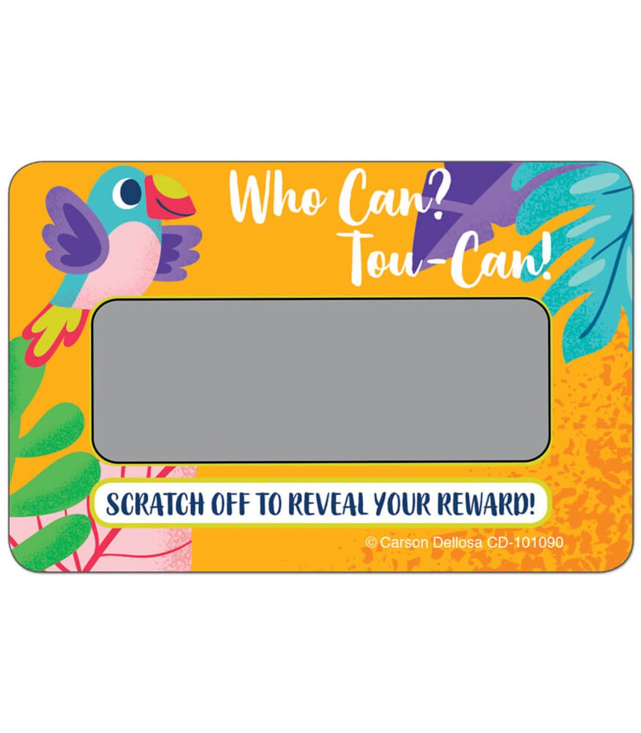 Who Can? Tou-Can! Scratch Off Awards & Certificates