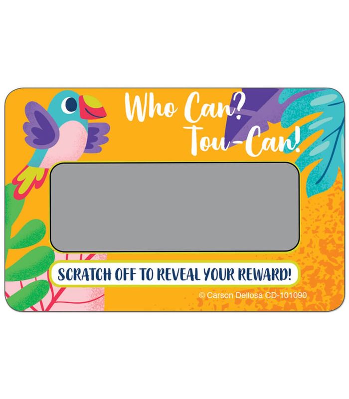 Who Can? Tou-Can! Scratch Off Awards & Certificates
