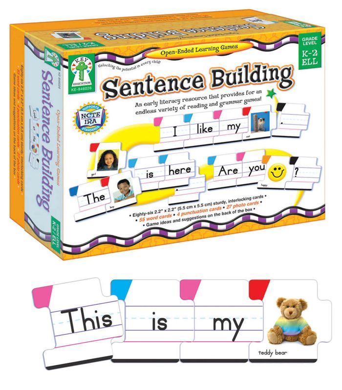 Sentence Building Board Game Grade K-2
