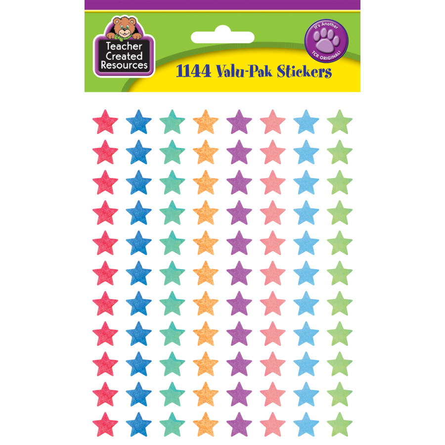 *Watercolor Stars Mini Stickers Valu-Pak