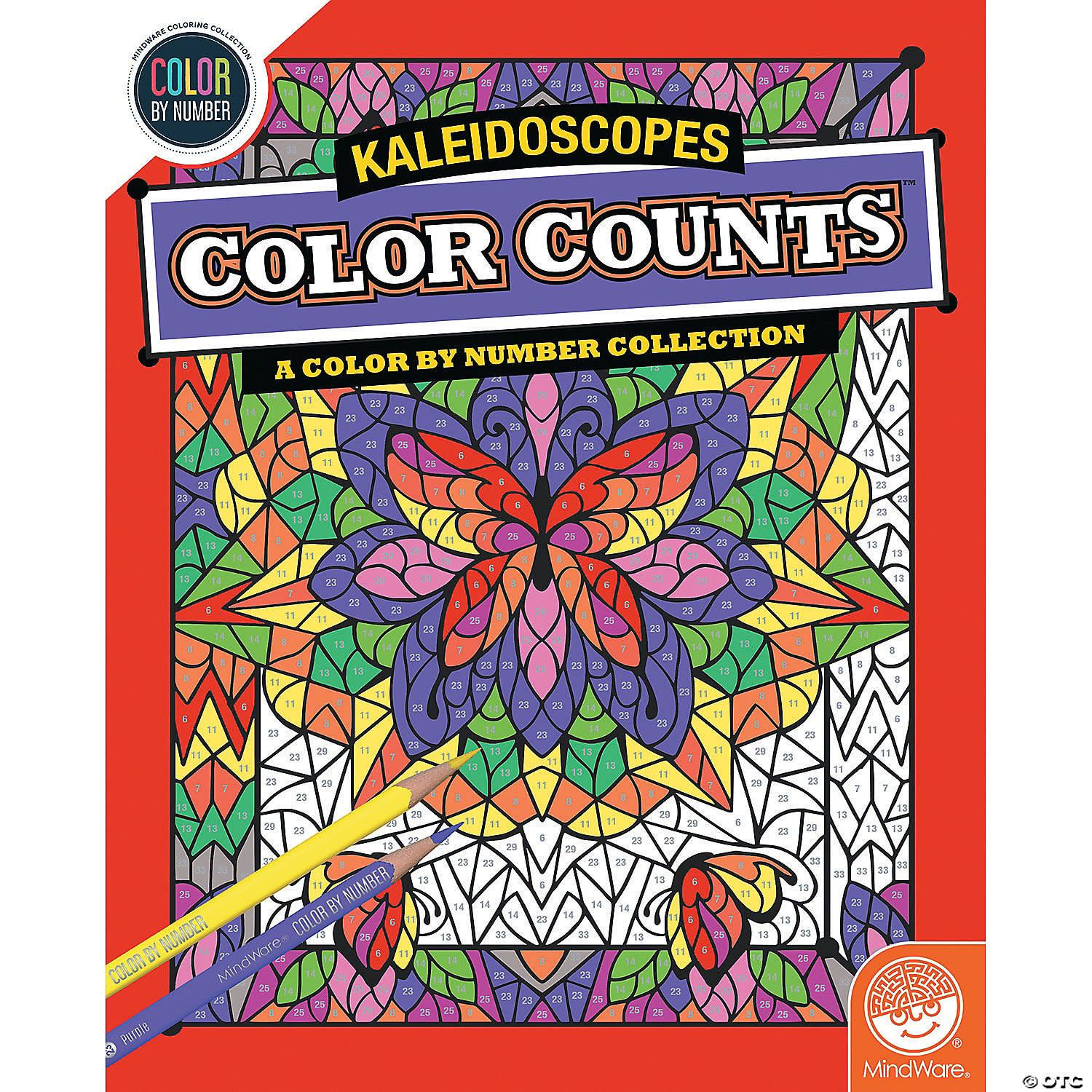 Color By Number: Color Counts: Kaleidoscope
